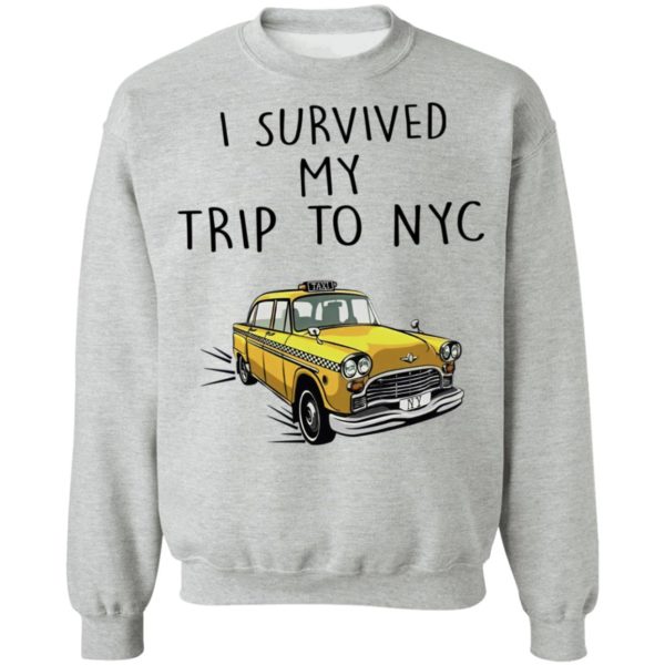 I Survived My Trip To Nyc Yellow Taxi Shirt