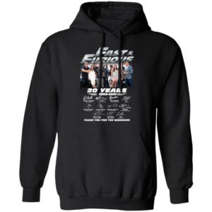 Fast & Furious 20 Years 2002 2021 Character Signature Shirt