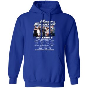 Fast & Furious 20 Years 2002 2021 Character Signature Shirt
