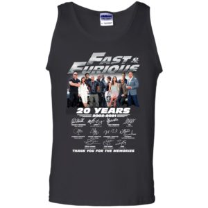 Fast & Furious 20 Years 2002 2021 Character Signature Shirt