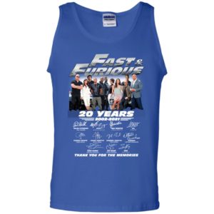 Fast & Furious 20 Years 2002 2021 Character Signature Shirt