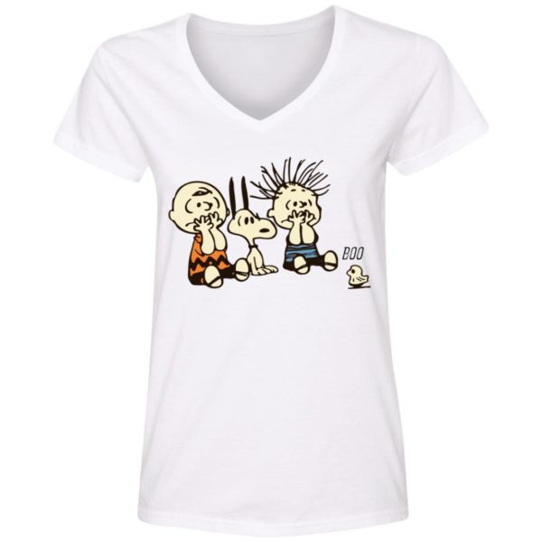 Snoopy And Charlie Brown Boo Ghost Funny Characters Shirt