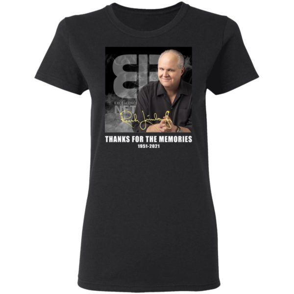 The Rush Limbaugh Show, Thanks For The Memories Shirt