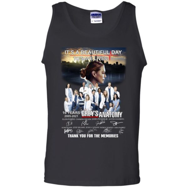 It's A Beautiful Day To Save Lives, Grey's Anatomy 2005 2021 16 Years Shirt