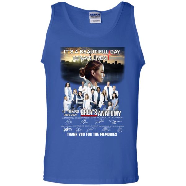 It's A Beautiful Day To Save Lives, Grey's Anatomy 2005 2021 16 Years Shirt