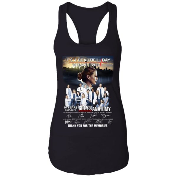 It's A Beautiful Day To Save Lives, Grey's Anatomy 2005 2021 16 Years Shirt