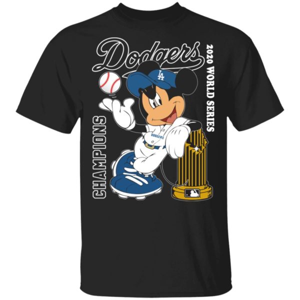 Mickey Mouse Dodgers Champions 2020 World Series Shirt