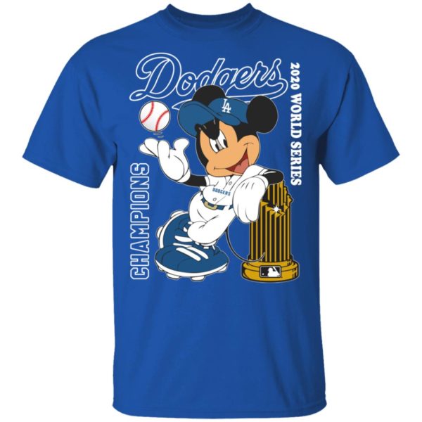 Mickey Mouse Dodgers Champions 2020 World Series Shirt