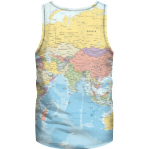 World Map All Over Print 3D Shirt