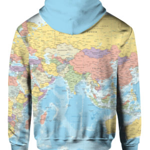 World Map All Over Print 3D Shirt