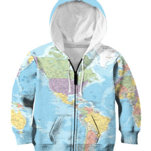 World Map All Over Print 3D Shirt