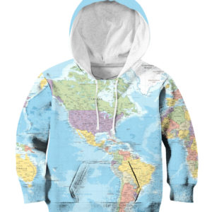 World Map All Over Print 3D Shirt