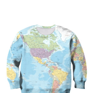 World Map All Over Print 3D Shirt