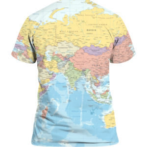 World Map All Over Print 3D Shirt