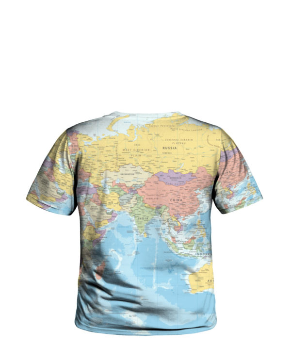 World Map All Over Print 3D Shirt
