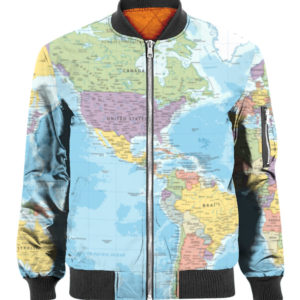 World Map All Over Print 3D Shirt