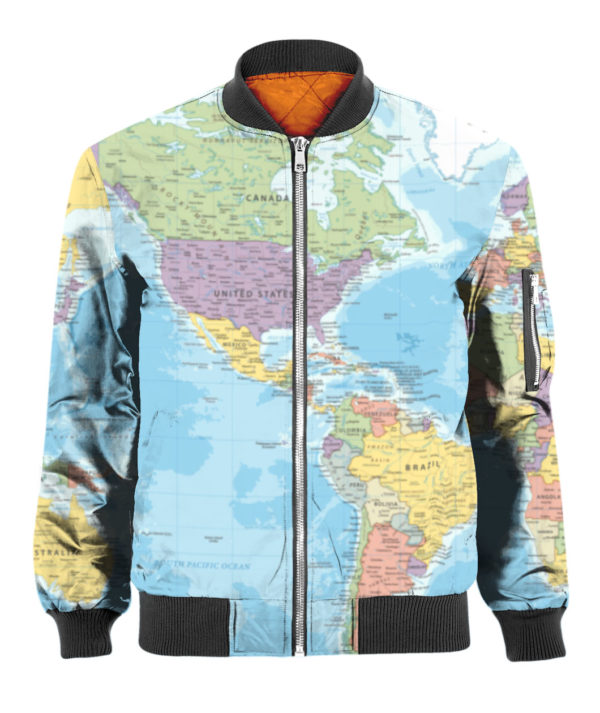 World Map All Over Print 3D Shirt