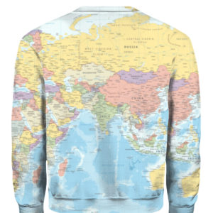 World Map All Over Print 3D Shirt