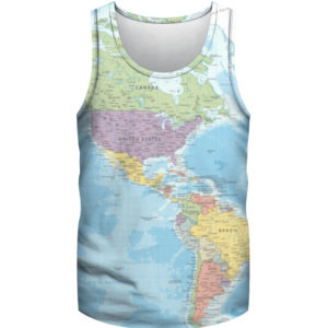 World Map All Over Print 3D Shirt