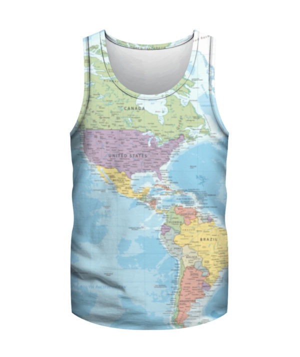 World Map All Over Print 3D Shirt