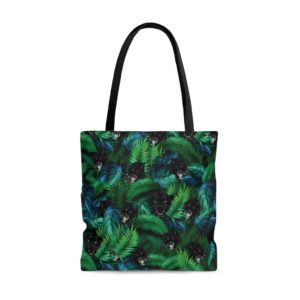 Black Panther Tropical All Over Print Tote Bag