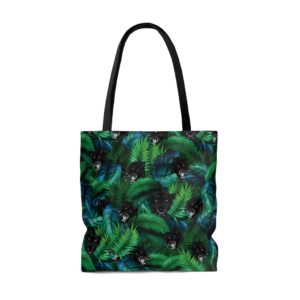 Black Panther Tropical All Over Print Tote Bag
