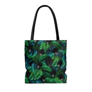 Black Panther Tropical All Over Print Tote Bag
