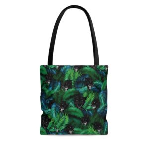 Black Panther Tropical All Over Print Tote Bag