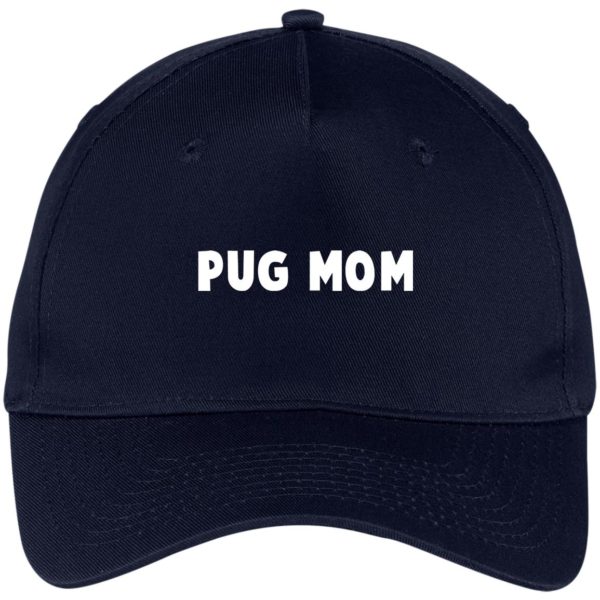 Pug Mom Hat | Twill Cap | Unstructured Dad Cap