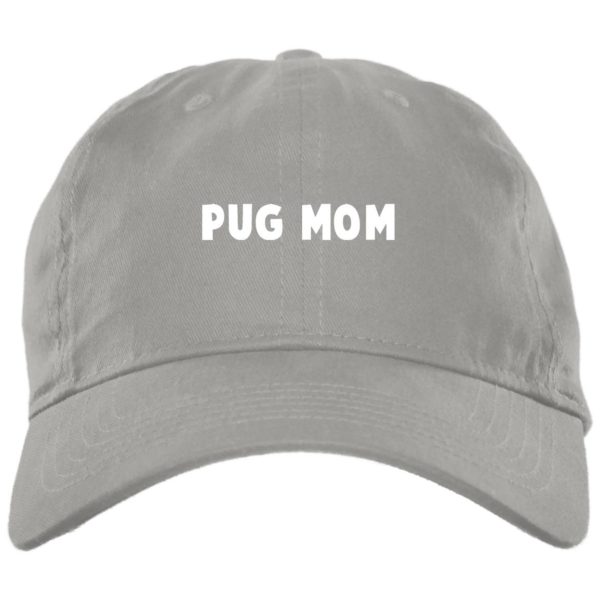 Pug Mom Hat | Twill Cap | Unstructured Dad Cap