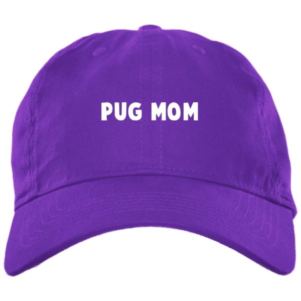 Pug Mom Hat | Twill Cap | Unstructured Dad Cap