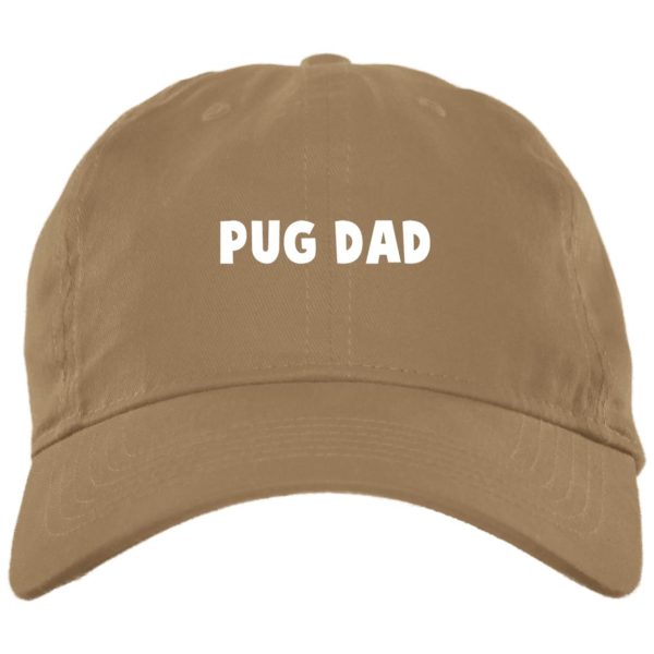 Pug Dad Hat | Twill Cap | Unstructured Dad Cap