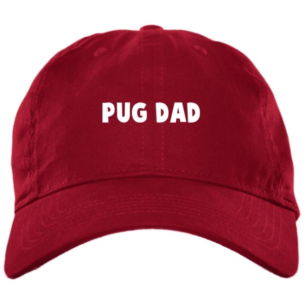 Pug Dad Hat | Twill Cap | Unstructured Dad Cap