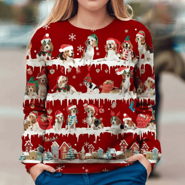 Beagle Custom Christmas Sweater