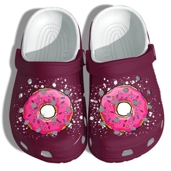 Donut Cake Doughnuts Funny Unisex Clog Shoes for Men & Women