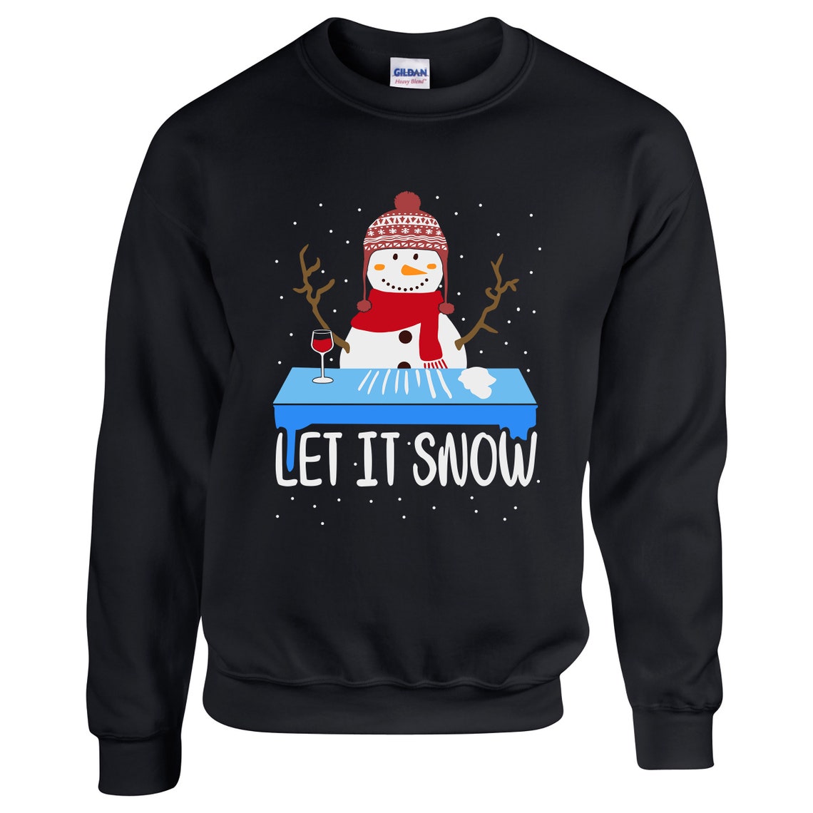 Snowman Let It Snow Sweatshirt