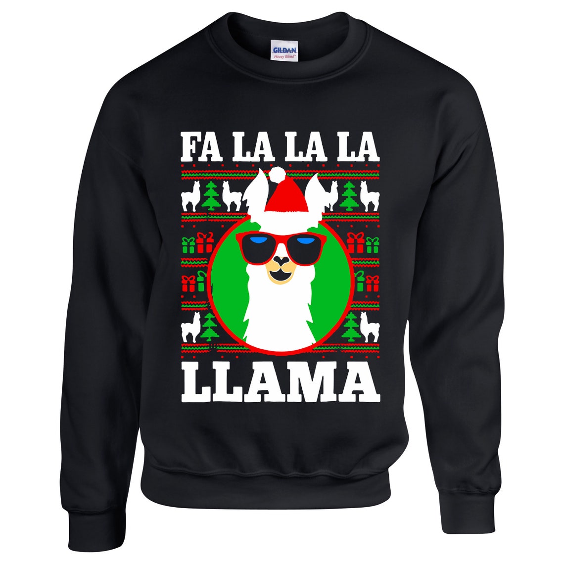 Fa La La La Llama Christmas Sweatshirt