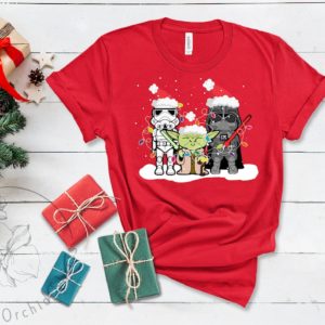 Star Wars Wharacters Chibi Cute Christmas Shirt