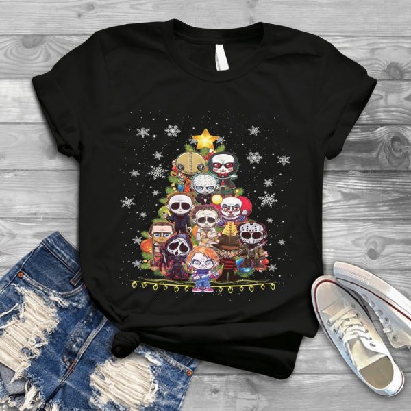 Horror Christmas Halloween Character T Shirt