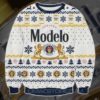 Cerveza Modelo 3D Print Ugly Christmas Sweatshirt