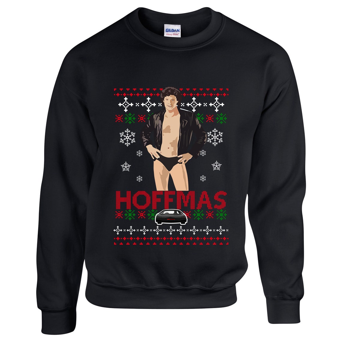 Merry hoffmas The Hoff Christmas Sweatshirt