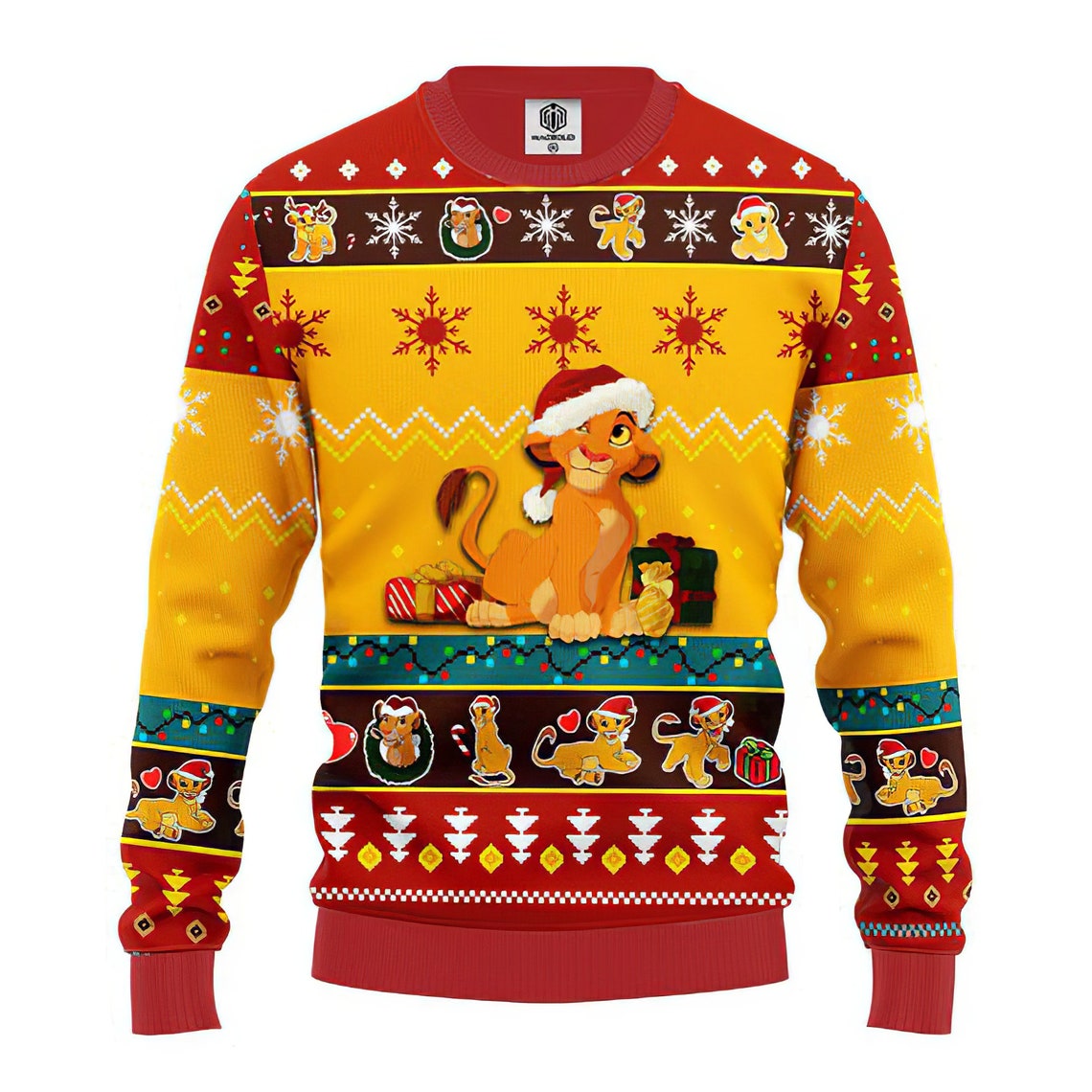 Lion King Simba Ugly Christmas 3D Sweater