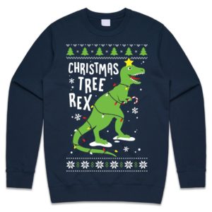 Christmas Tree Rex T Rex Sweatshirt