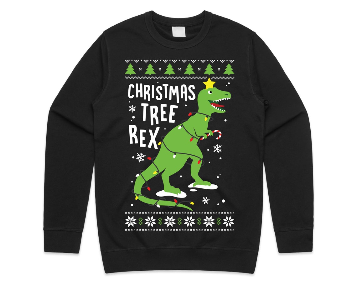 Christmas Tree Rex T Rex Sweatshirt