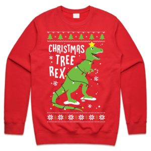 Christmas Tree Rex T Rex Sweatshirt