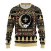 New Orleans Saints Grateful Dead Ugly Christmas Sweater