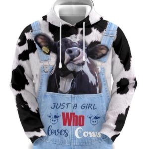 Just A Girl Who Love Cows 3D All Over Printed