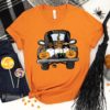 Halloween Gnomes, Truck And Pumpkin T Shirt