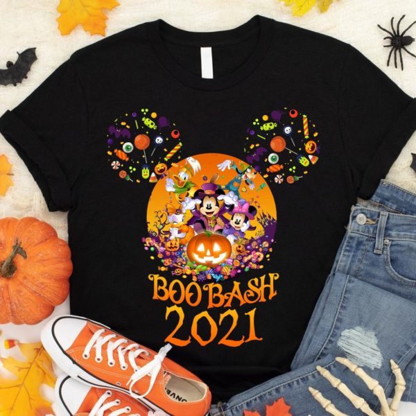 Mickey Head Boo Bash Disney Halloween T Shirt