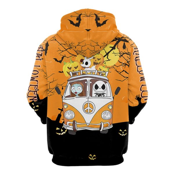 It's The Most Wonderful Time Of The Year Jack Skellington and Sally 3D Hoodie